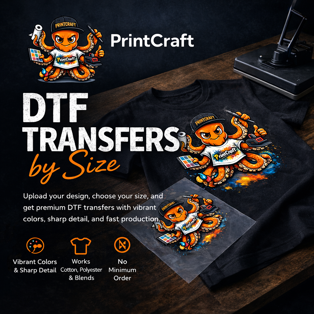 DTF Transfers by Size